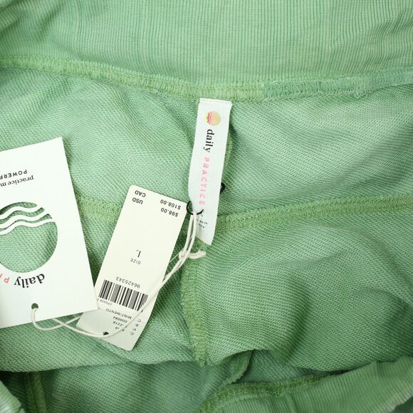 Daily Practice by Anthropologie Slouchy Jogger Pants Pull-on Ribbed L NWT 280208 - Picture 14 of 14